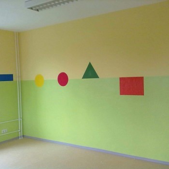 Neuer Anstrich für den Kindergarten in Fredersdorf